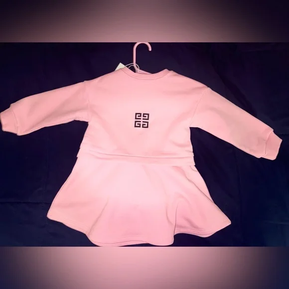 Givenchy Logo-print Flared Dress Size 2Yrs , BRAND NEW - Picture 7 of 8